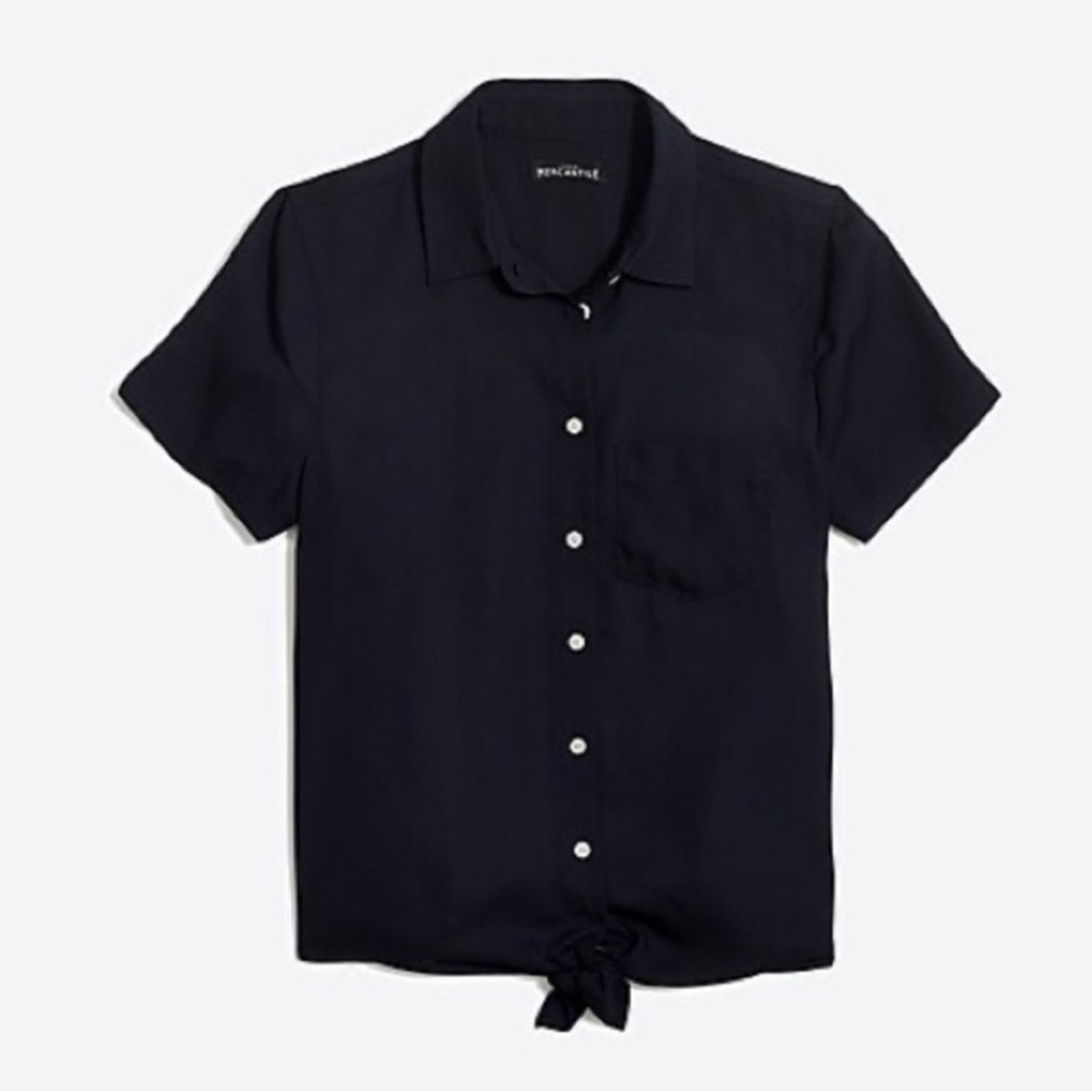 J.Crew Mercantile Navy blouse